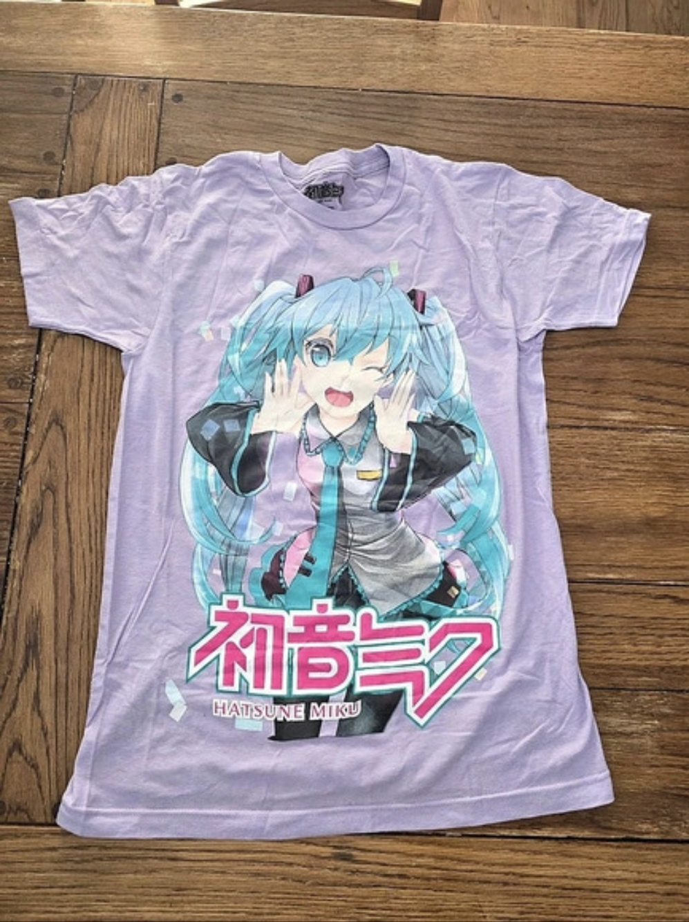 Hatsune MIKU Graphic Tee in Purple Size Small